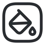 Bucket Square SVG Icon